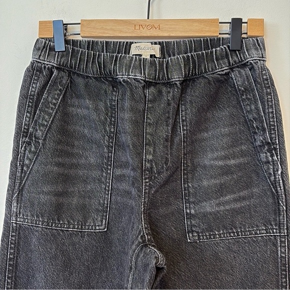 Madewell Pull-On Relaxed Jean in Chelford Wash , sz small - Picture 5 of 9